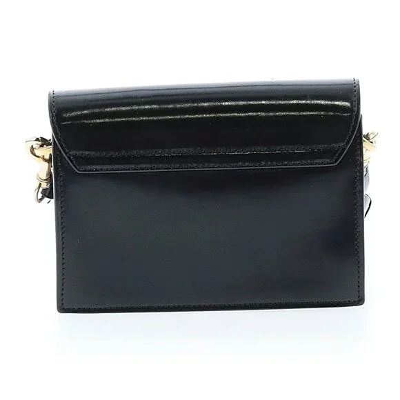 No. 21 Mini Baguette Small Logo Strap Crossbody Webbing Foldover Handbag Purse